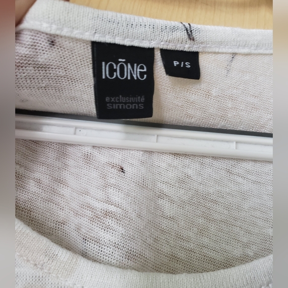 Simons 100% Linen White Tank Top - Picture 2 of 9